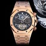 Audemars Piguet Factory Audemars Piguet Silver / Rose gold / Black steel case Watch